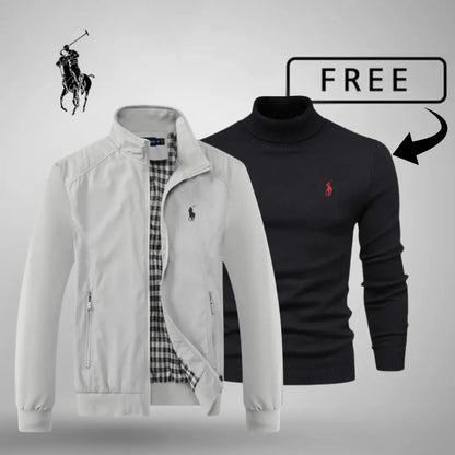 R.L Casual Zip-Up Bomber Premium + GRATIS Pullover oder Hemd (Ihre Wahl)