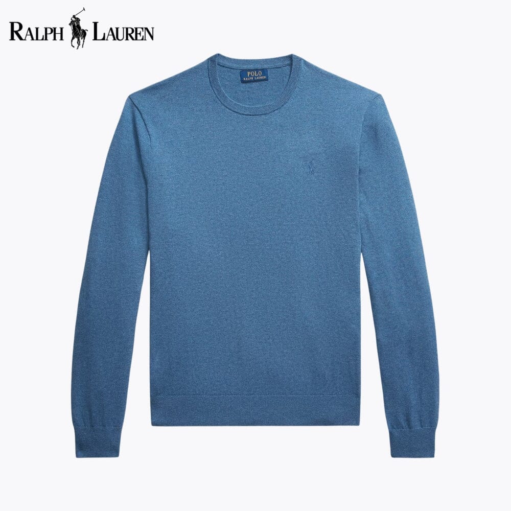 R.L Pullover aus Kaschmir-Baumwolle mit Rundhalsausschnitt